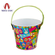 Wholesale cheap kids small popcorn tin bucket without lid